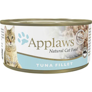 5 PACK of Applaws Cat Food Tuna Fillet Tins 70g
