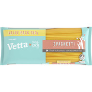 5 PACK of Vetta Rural Aid Spaghetti Value Pack 750g