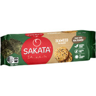 5 PACK of Sakata Rice Crackers Seaweed 90g