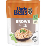 5 PACK of Uncle Ben's Microwave Brown Rice  250g