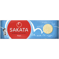 5 PACK of Sakata Rice Crackers Plain 100g