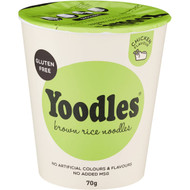 5 PACK of Yoodles Brown Rice Noodles Chicken 70g