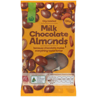 5 PACK of WW Milk Chocolate Almonds  190g