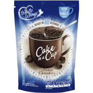 5 PACK of White Wings Cake In A Cup Double Chocolate 55g