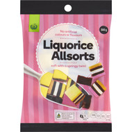 5 PACK of WW Liquorice Allsorts 380g