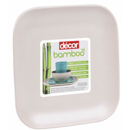 5 PACK of Decor Bamboo Side Plate Pebble