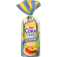 5 PACK of Real Foods Corn Thins Original 150g