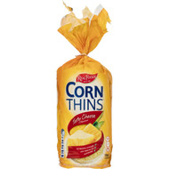 5 PACK of Real Foods Corn Thins Tasty Cheese 125g