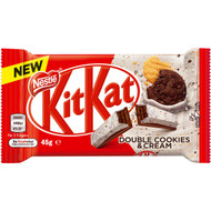 5 PACK of Nestle Kitkat Double Cookies & Cream 45g