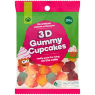 5 PACK of WW 3d Gummy Cupcake  200g