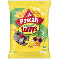 5 PACK of Pascall Pineapple Lumps  185g bag