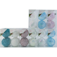 5 PACK of Christmas Magical Baubles Assorted 2 pack