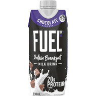 5 PACK of Fuel10k Protein Liquid Breakfast Drink Chocolate 330ml