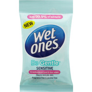 5 PACK of Wet Ones Moist Wipes Gentle 15 pack