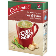 5 PACK of Continental Cup A Soup Hearty Pea & Ham 2 pack