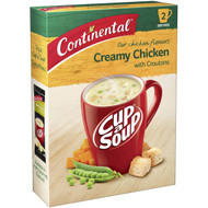 5 PACK of Continental Cup A Soup Creamy Chicken With Croutons 2 pack