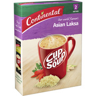 5 PACK of Continental Cup A Soup Asian Laksa 2 pack