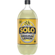 5 PACK of Schweppes Solo Lemon Bottle 2l