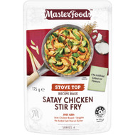 5 PACK of Masterfoods Satay Chicken Stir Fry Recipe Base 175g