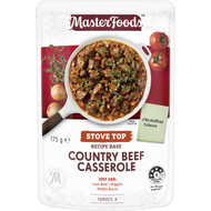 5 PACK of Masterfoods Recipe Base Country Beef Casserole 175g