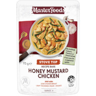 5 PACK of Masterfoods Honey Mustard Chicken Recipe Base 175g
