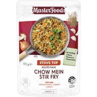 5 PACK of Masterfoods Chow Mein Recipe Base 175g