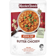 5 PACK of Masterfoods Butter Chicken Recipe Base 175g