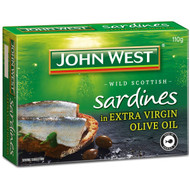 5 PACK of John West Sardines In Oil 110g