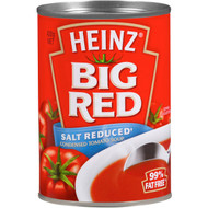 5 PACK of Heinz Canned Soup Big Red Tomato Salt Reduced 420g