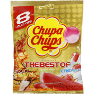 5 PACK of Chupa Chups Lollipops Best Of 8pk 96g