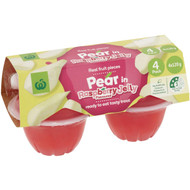 5 PACK of WW Pear In Raspberry Flavoured Jelly 4x120g
