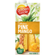 5 PACK of Golden Circle Pineapple & Mango Fruit Drink 1l
