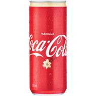 5 PACK of Coca-cola Vanilla Soft Drink Can 250ml