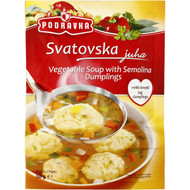 5 PACK of Podravka European Foods Semolina Dumplings Soup 58g