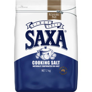 5 PACK of Saxa Cooking Salt  2kg