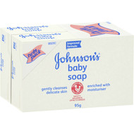 5 PACK of Johnson's Baby Soap Twin Pack 95g x2 pack