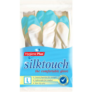 5 PACK of Hygiene Plus Gloves Plus Silk Touch Large 1 pair