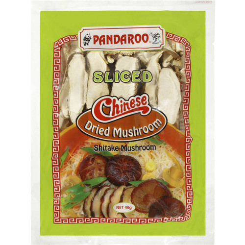 Pandaroo Ingredients Mushroom Chinese Sliced 40g