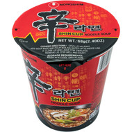 5 PACK of Nong Shim Shin Cup Noodle Soup  68g