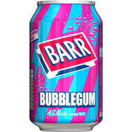 5 PACK of Barrs Bubblegum Drink 330ml