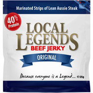 5 PACK of Local Legends Beef Jerky Original 25g