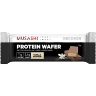 5 PACK of Musashi Protein Wafer Vanilla 40g