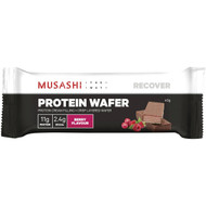 5 PACK of Musashi Protein Wafer Berry Flavour 40g