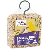 5 PACK of Frankie & Friends Small Bird Honey & Fruit Treat 330g
