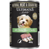 5 PACK of Ultimates Indulge Chicken Mince And Sardine 400g