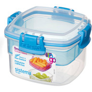 5 PACK of Sistema Plasticware Snack To Go