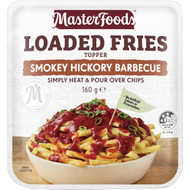 5 PACK of Masterfoods Loaded Fries Topper Smokey Hickory Barbecue 160g