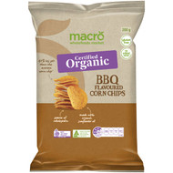 5 PACK of Macro Organic Corn Chips Spicy Bbq 200g