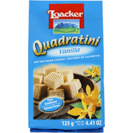 5 PACK of Loacker Quadratini Wafers Vanilla 125g