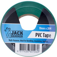 5 PACK of Jack Hammer Pvc Tape 19mm X 20m